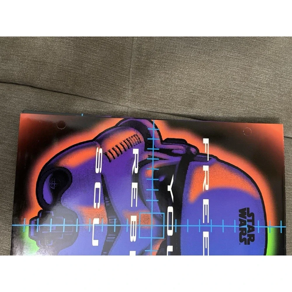 Vtg 1996 NOS Mead Star Wars 12x9 Portfolio School 4 Folder Lot read UNPUNCHED